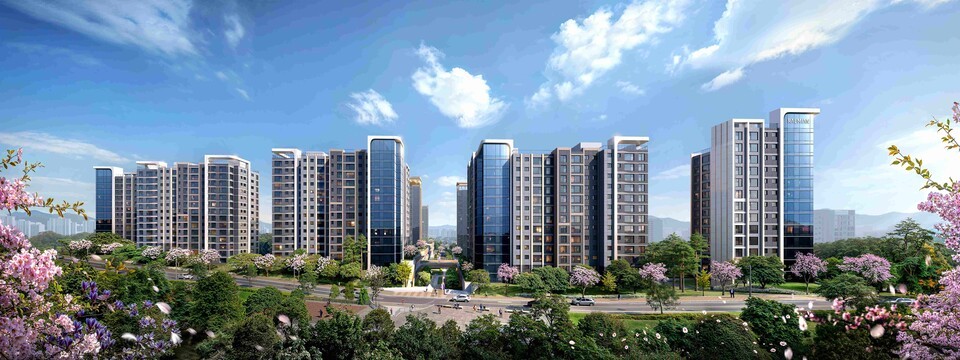 목동 래미안 트라메종 투시도./삼성물산 제공