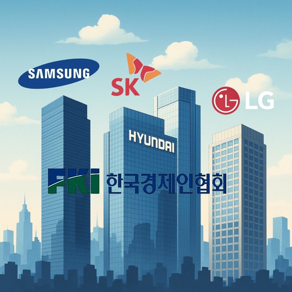 7년간의 침묵을 깨고 한국 재계 ‘빅4’가 움직인다. 대법원의 이재용 삼성전자 회장 무죄 확정 판결로 마지막 사법 리스크마저 사라지자, 이 회장을 필두로 최태원 SK그룹 회장, 정의선 현대차그룹 회장, 구광모 LG그룹 회장 등 대기업 총수들이 한국경제인협회(한경협) 회장단 합류를 위한 막후 협의에 본격 돌입했다./인공지능 생성 이미지