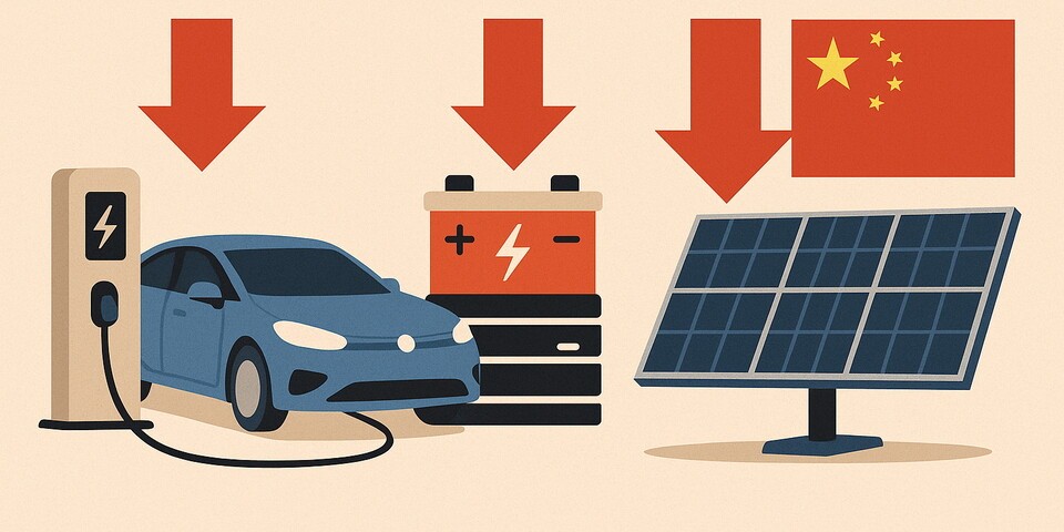 중국 정부가 오는 9월 '공급 개혁 방안'을 확정해 발표하며 전기차, 배터리, 태양광 패널 등 주요 전략 산업의 공급 과잉 해소에 나선다./인공지능 이미지 생성