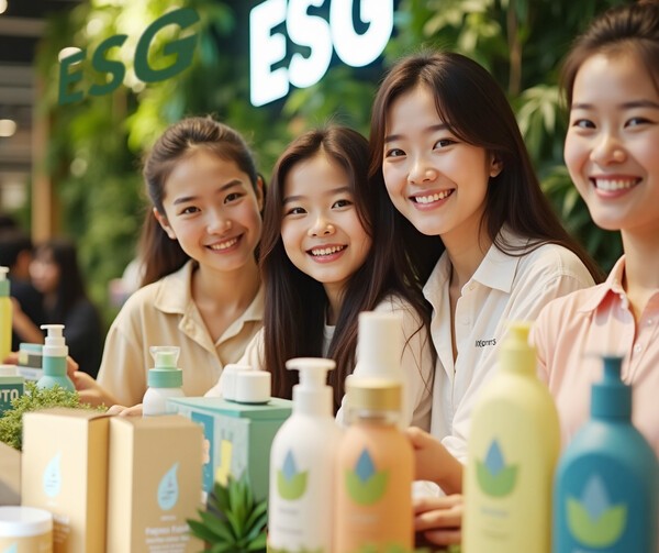 Z세대는 ESG 경영 실천 기업의 제품을 구입하려는 경향이 높게 나왔다. /인공지능 생성 이미지, 그래픽=그린포스트코리아