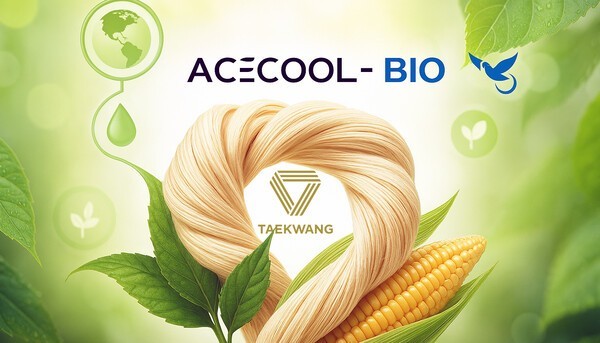태광산업은 국내 최초로 식물성 원료를 활용한 친환경 나일론 원사 ‘에이스쿨 바이오(ACECOOL-BIO)’를 출시했다./인공지능 생성 이미지