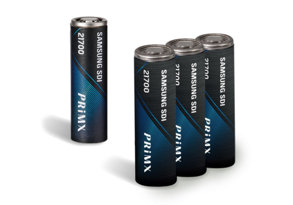 루시드 에어 그랜드 투어링에 탑재된 삼성SDI의 21700 원통형 배터리. /삼성SDI 제공