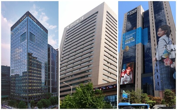 KB·하나·우리금융그룹 전경./각 사