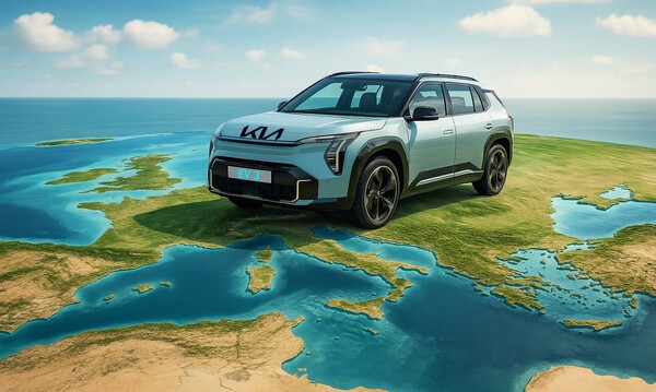 유럽 전기차 시장이 일시적 성장 둔화 현상인 '캐즘(Chasm)'을 극복하며 본격적인 회복세로 전환했다./그래픽=그린포스트코리아, 이미지=인공지능