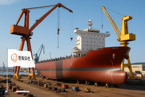 한화그룹은 27일 한미 정상회담 직후 필라델피아 조선소를 대상으로 총 50억 달러 규모의 추가 투자를 단행한다고 발표했다. /인공지능(AI) 생성 이미지