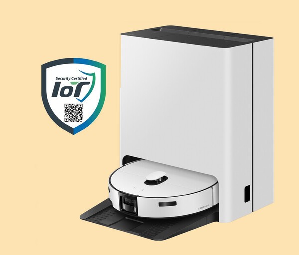 과학기술정보통신부와 한국인터넷진흥원(KISA)이 주관하는 '사물인터넷(IoT) 보안 인증'에서 최고 등급인 '스탠다드(Standard)' 등급을 획득한 삼성전자 2025년형 로봇청소기 신제품. /삼성전자 제공