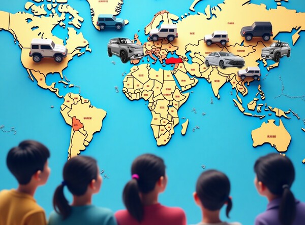 글로벌 전기차 시장이 일시적 성장 둔화를 뜻하는 '캐즘(Chasm)'을 본격 극복하고 있다는 신호가 포착되고 있다./그래픽=그린포스트코리아, 이미지=인공지능