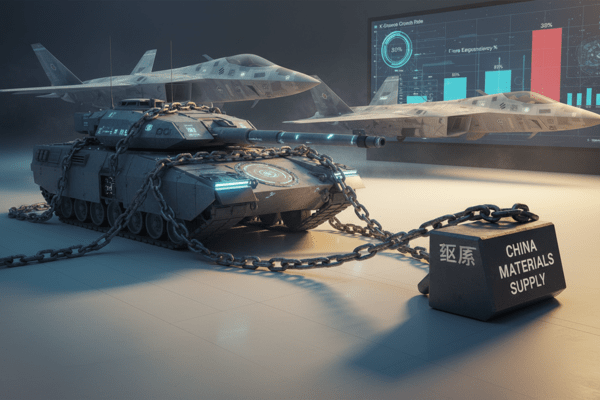 국내 방위산업이 유럽·중동을 휩쓸며 ‘글로벌 톱4’ 진입을 눈앞에 두고 있다. 수십조 원 규모의 수출 계약이 잇따르며 한국 경제의 신성장 동력으로 급부상했다. 하지만 이러한 성과의 뒷면에는 구조적 취약성이 뚜렷하다./인공지능 생성 이미지