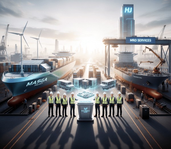 HJ중공업이 트럼프 행정부의 ‘마스가(MASGA)’ 프로젝트가 본격 가동되면서 핵심 수혜주로 떠오르고 있다./인공지능 생성 이미지