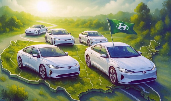 현대자동차가 업그레이드 된 친환경차로 글로벌 시장 장악에 나선다./인공지능 생성 이미지