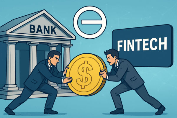 네이버와 두나무 간 빅딜 추진이 주요 은행·핀테크 등 금융권에 긴장감을 불어넣고 있다./인공지능 생성 이미지