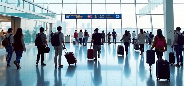 올해 추석 연휴에 해외 여행객이 245만명으로 역대 최대에 이를 것으로 전망된다./인공지능 생성 이미지