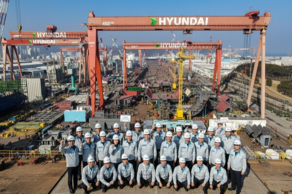 HD현대중공업 야드 전경./사진=HD현대, 인공지능 생성 이미지