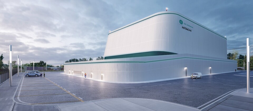 스웨덴 링할스 지역에 추진중인 SMR 발전소 조감도./삼성물산 제공