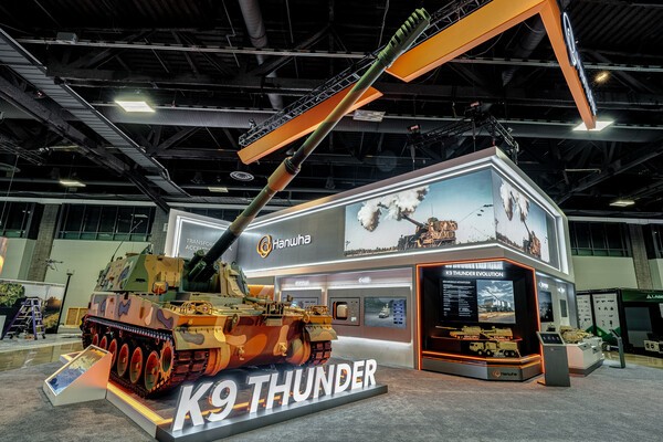한화는 미국 워싱턴DC에서 13~15일 열리는 'AUSA 2025' 전시회에서 K9 자주포 등을 앞세워 미국과 안보 및 경제 협력 강화를 모색한다./사진=한화