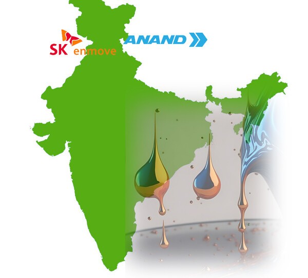 SK엔무브가 인도 대표 자동차 부품기업과 손잡고 세계 3위 자동차 시장인 인도 공략에 나섰다./그래픽=그린포스트코리아