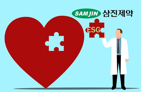 삼진제약이 의약품 생산을 넘어 '사람 중심 경영'으로 ESG 실천에 앞장서고 있다./그래픽=그린포스트코리아, 이미지=픽사베이