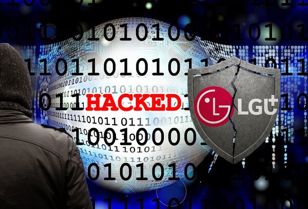 LG유플러스가 해킹 의혹이 제기된 지 석 달 만에 한국인터넷진흥원(KISA)에 공식 신고서를 제출한 것으로 알려졌다./그린포스트코리아 그래픽, 픽사베이 이미지
