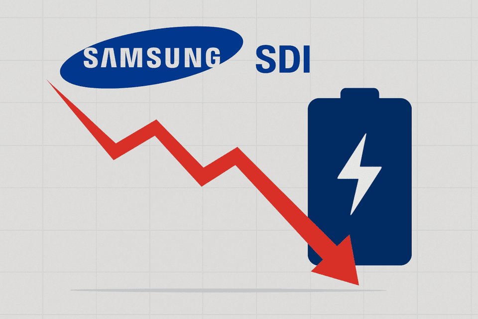 배터리 사업 부진으로 올해 3분기 부진한 실적을 기록한 삼성SDI. /인공지능 생성 이미지