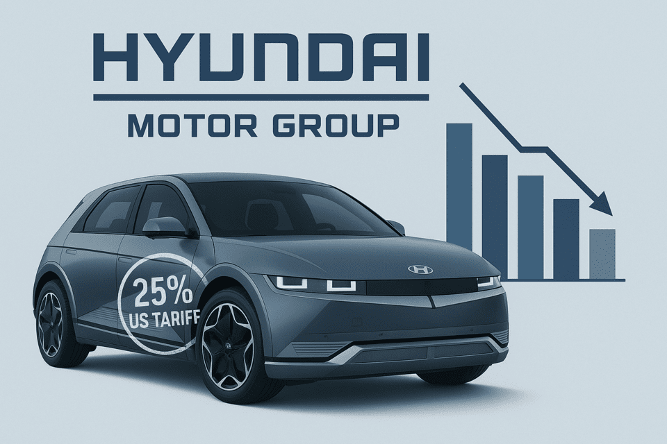올해 3분기 역대급 매출에도 불구하고 미국의 관세 영향으로 전년 동기 대비 수익성이 악화된 현대자동차그룹. /인공지능 생성 이미지