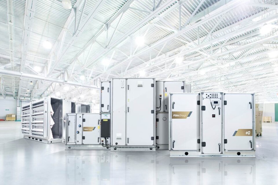 플랙트그룹이 공급하는 공기냉각, 액체냉각 등 주요 공조 솔루션 제품들 사진. /삼성전자 제공