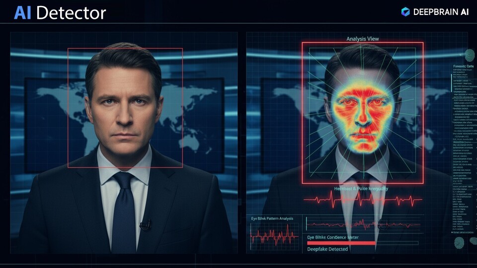 딥페이크 탐지 기술을 필요로 하는 기업·기관을 위해 API 서비스 '딥페이크 탐지 API 서비스'를 출시한 딥브레인AI. /딥브레인AI