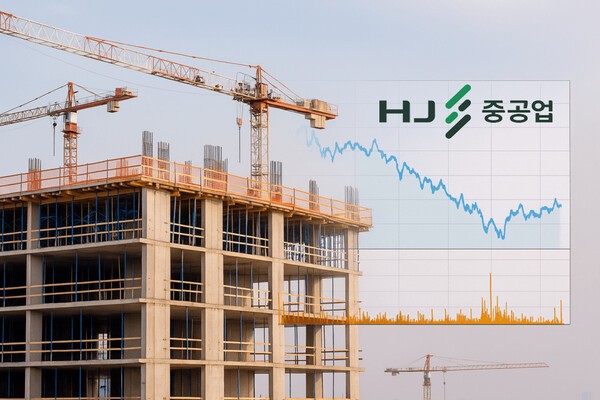 울산 해체공사 현장에서 발생한 사고 이후 HJ중공업 주가가 연일 하락하고 있다./인공지능(AI) 생성 이미지
