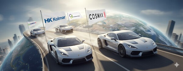 K뷰티 ODM(제조자개발생산) 시장에서 코스맥스·한국콜마 양강 체제에 제동이 걸리고 있다./인공지능생성 이미지