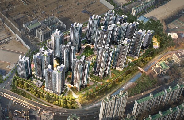 반포 래미안 트리니원 조감도./ 삼성물산