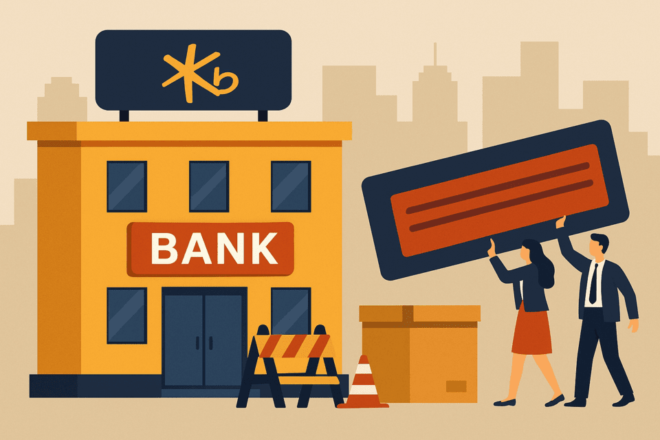 KB저축은행이 올해 말 여의도지점을 폐점하기로 했다./인공지능(AI) 생성 이미지