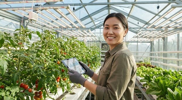 지속가능한 농업의 미래의 중심에는 농업인이 필수적이다. /인공지능 생성 이미지