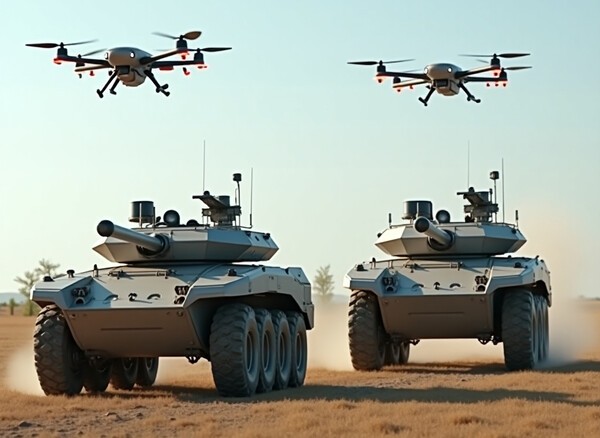 수소 드론·하이브리드 전차··· K방산, 탄소중립 전장 이끈다 - 뉴스 썸네일 이미지