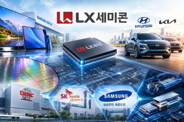 LG 넘어 삼성·현대차까지··· LX세미콘, 반도체 공급망 틀 깬다 - 뉴스 썸네일 이미지